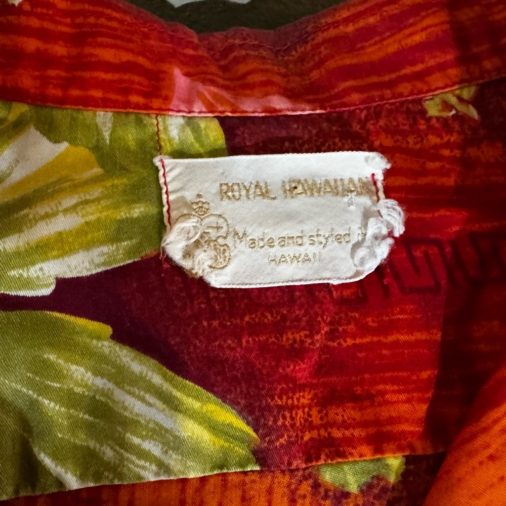50’s vintage Royal Hawaiian shirt in great condition